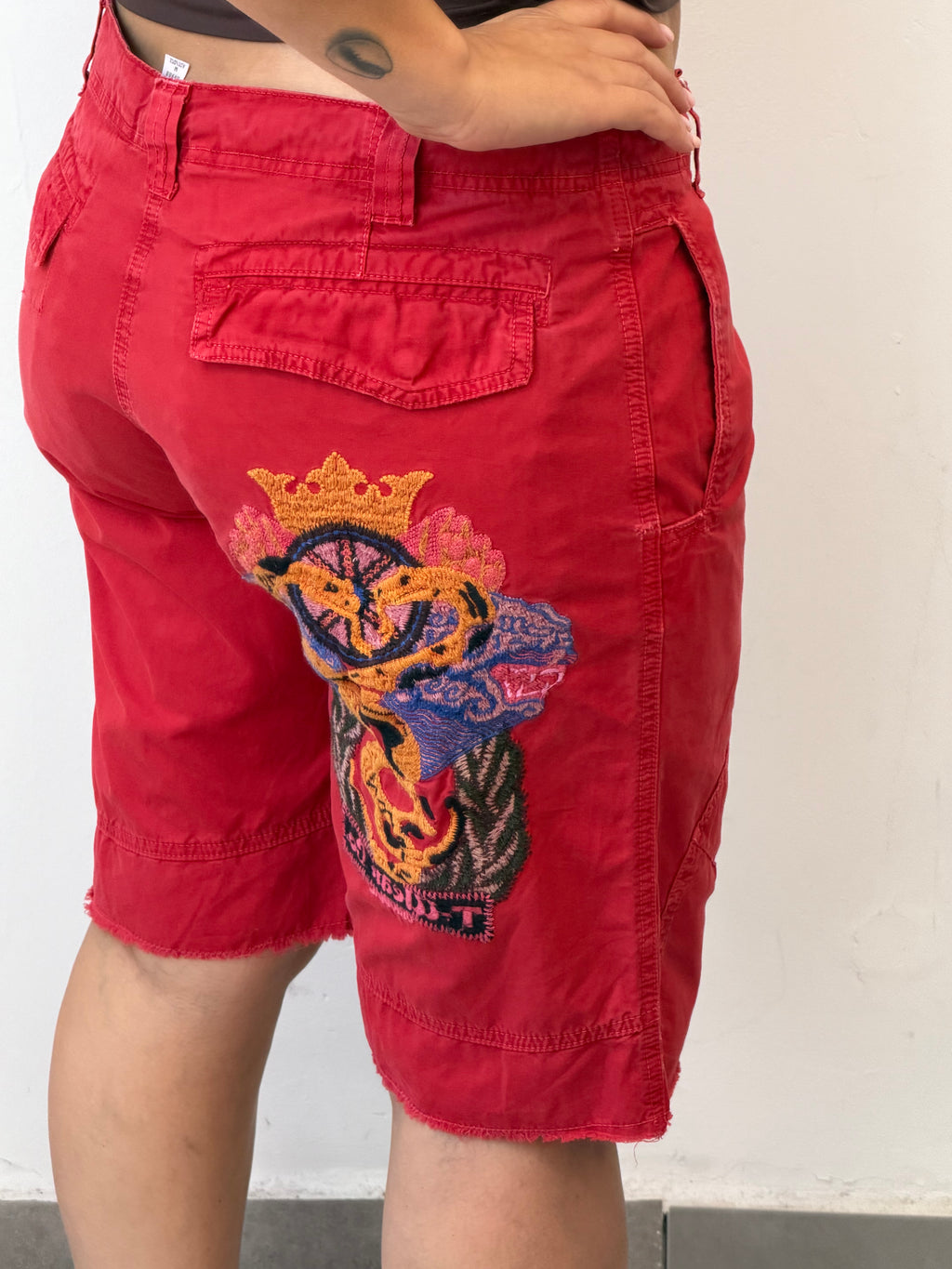 Red Capri Pants 40-42