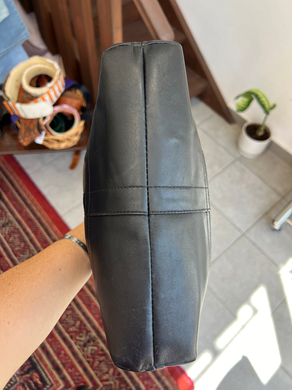 Coach Black Signature Canvas Shoulder/Crossbody Bag