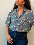70’s Botton-up Short Sleeve Shirt L