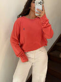 Ralph Lauren Long Sleeves Peach Shirt With Logo Embroidery Size L