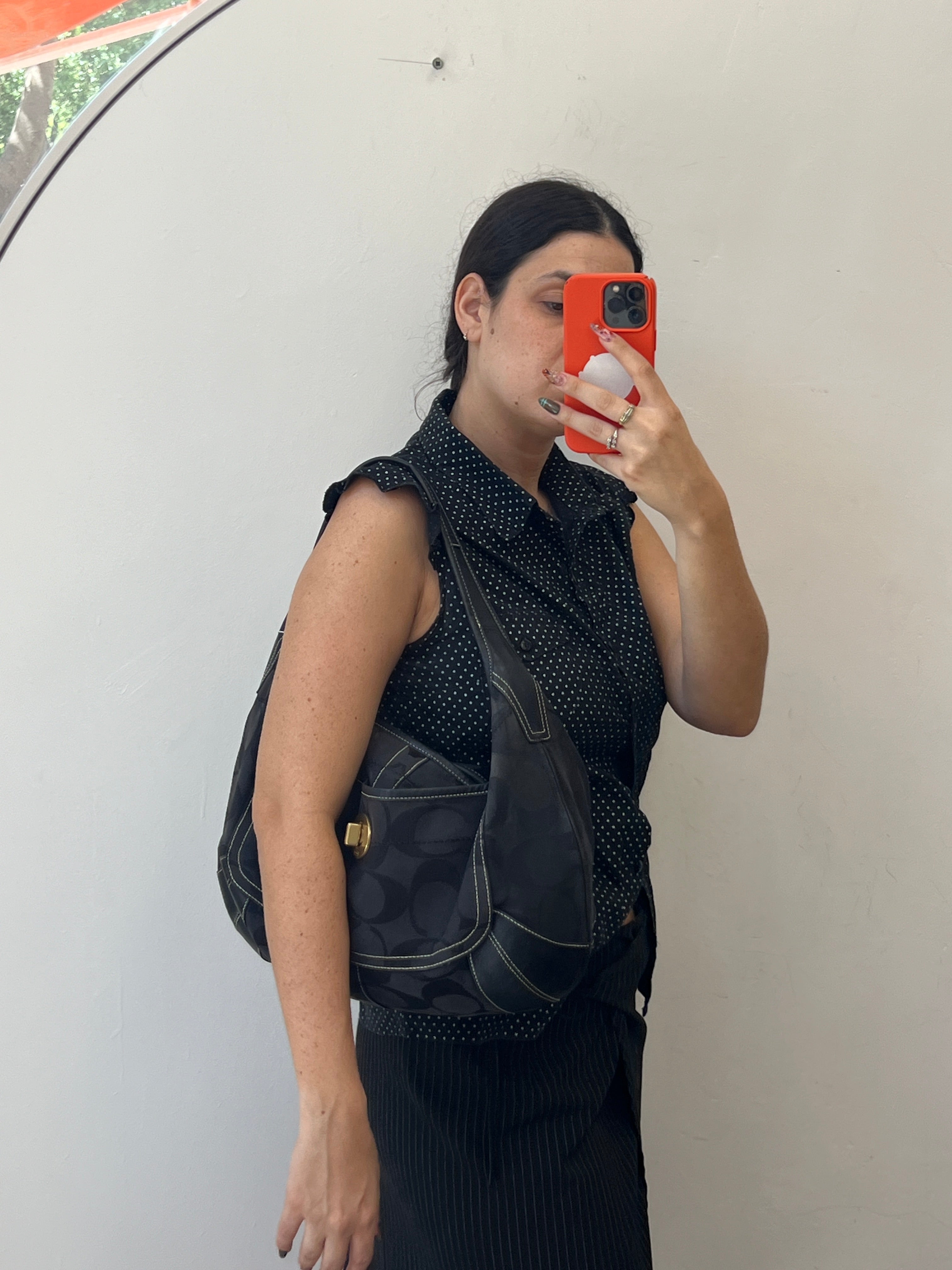 Coach TurnLock Hobo Bag in Black