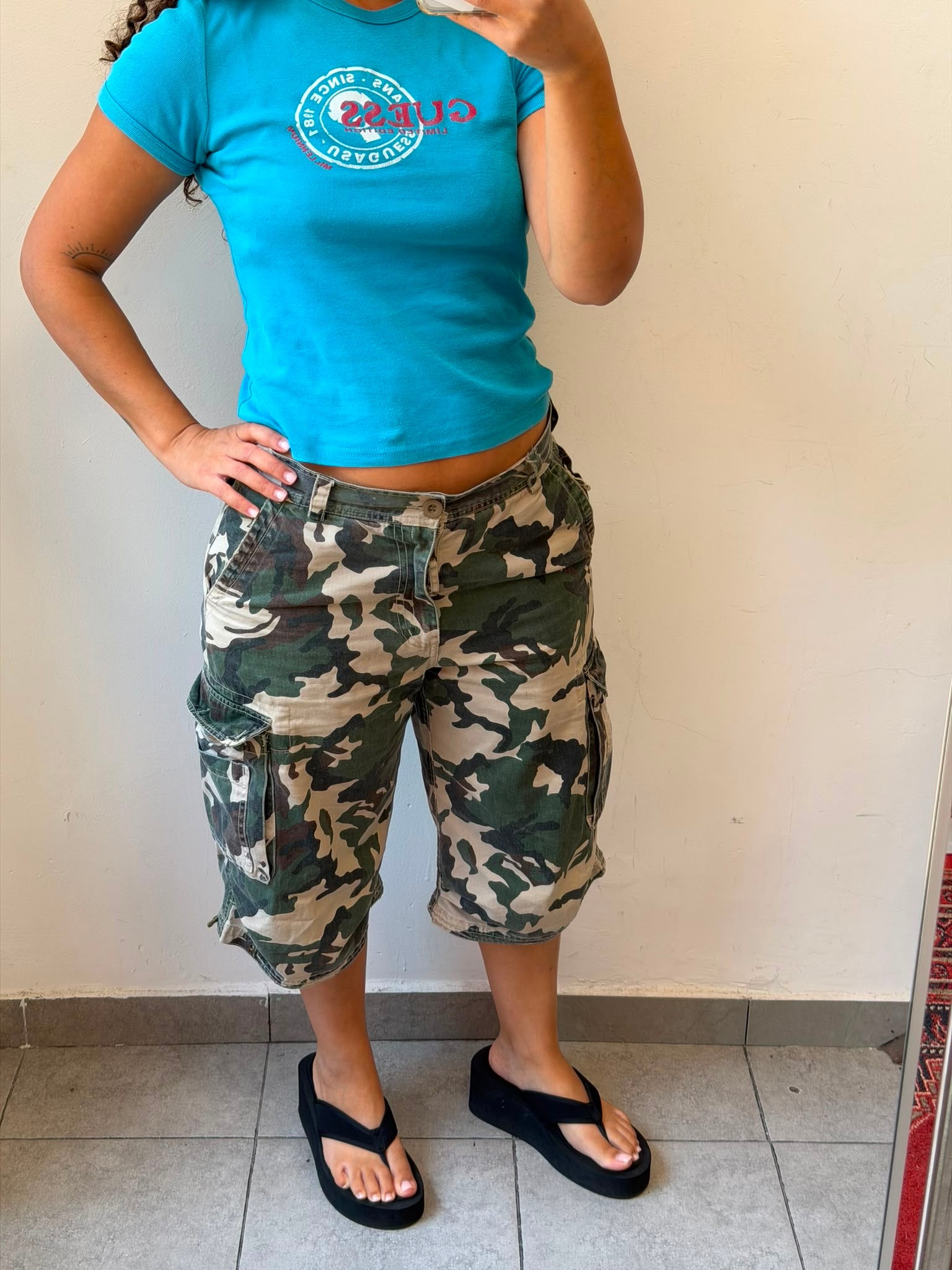 Camouflage Cargo Pants 42