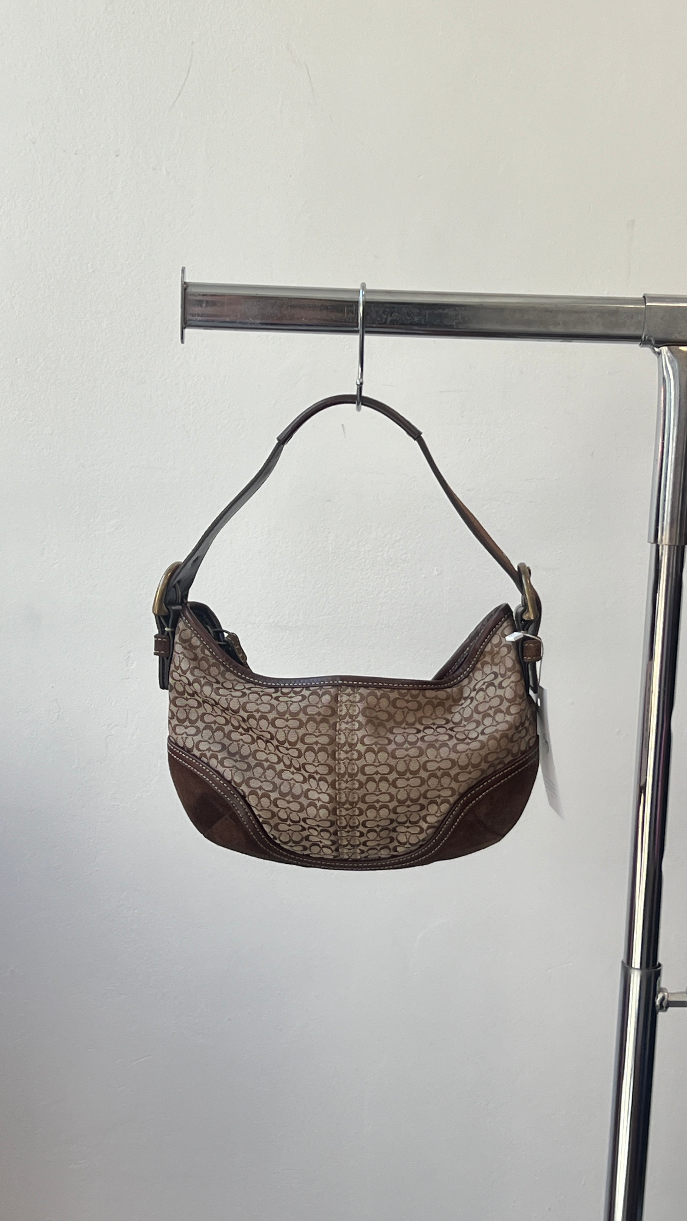 Coach Brown Suede Soho Hobo Bag