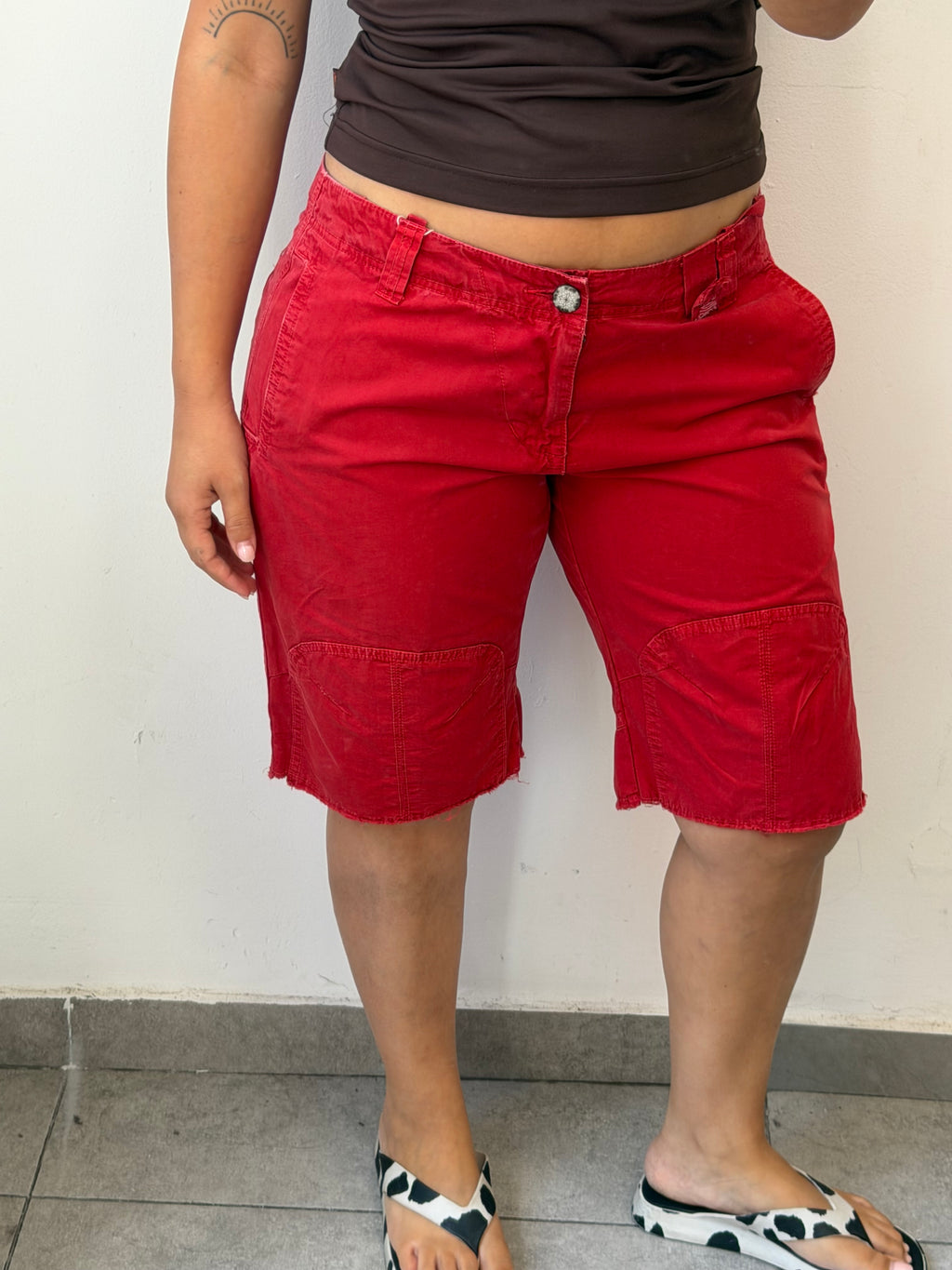Red Capri Pants 40-42