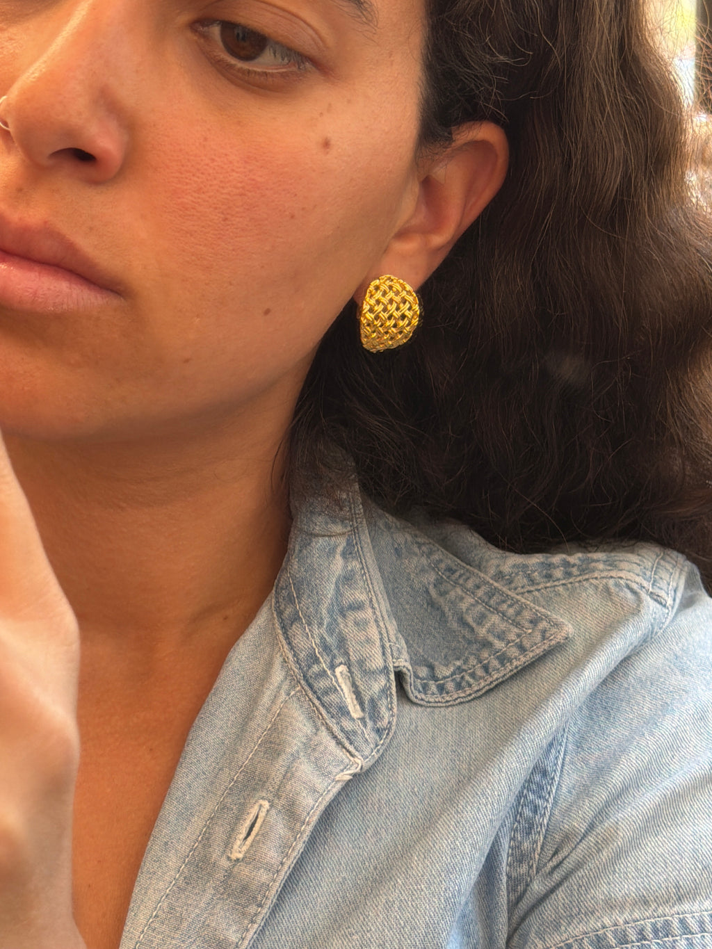 Gold Colored Earrings
