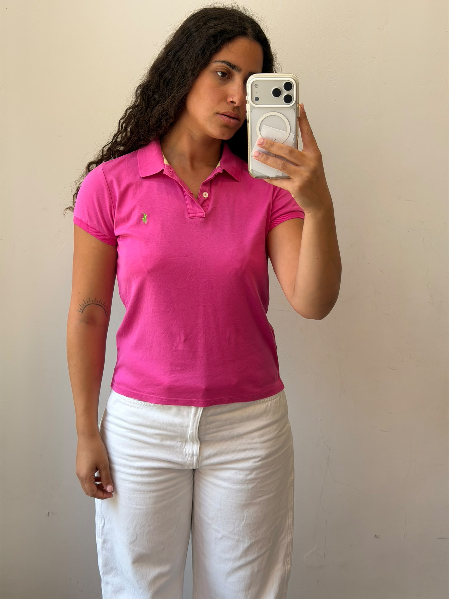 Pink Ralph Lauren Tee S