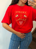 Red Knights of Rhodes Graphic Crewneck T-Shirt Size XL