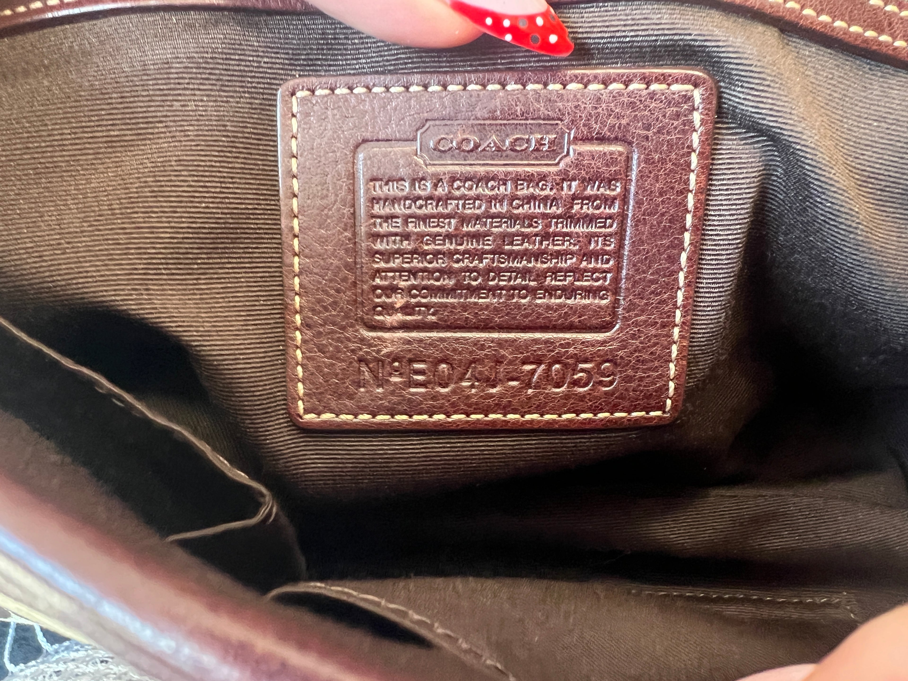 Rare Coach Soho Suede Studded Handbag