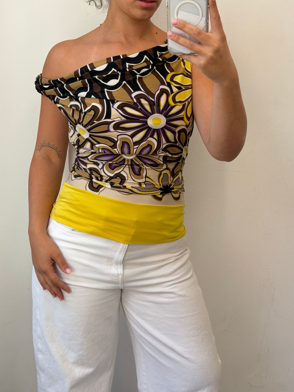 Flowery Coloful Y2K tank top M