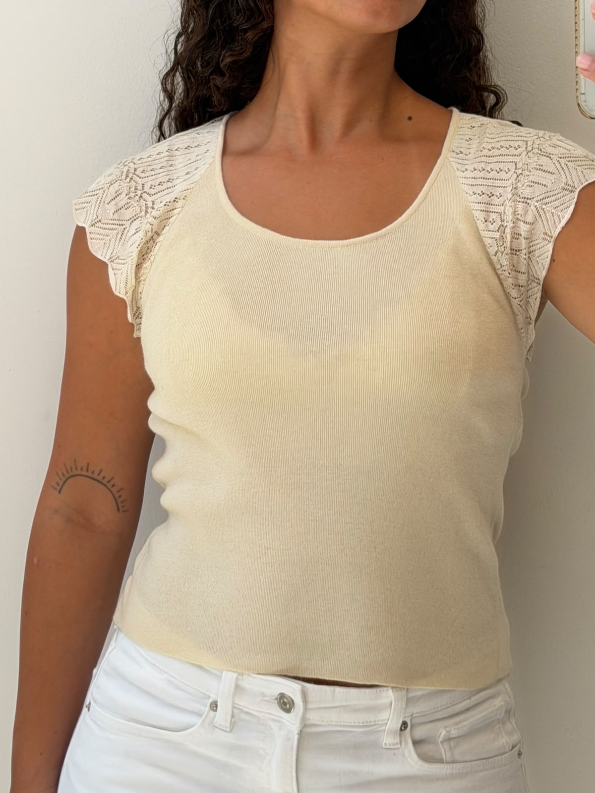 Cashmere and silk knitted shirt with tags size M