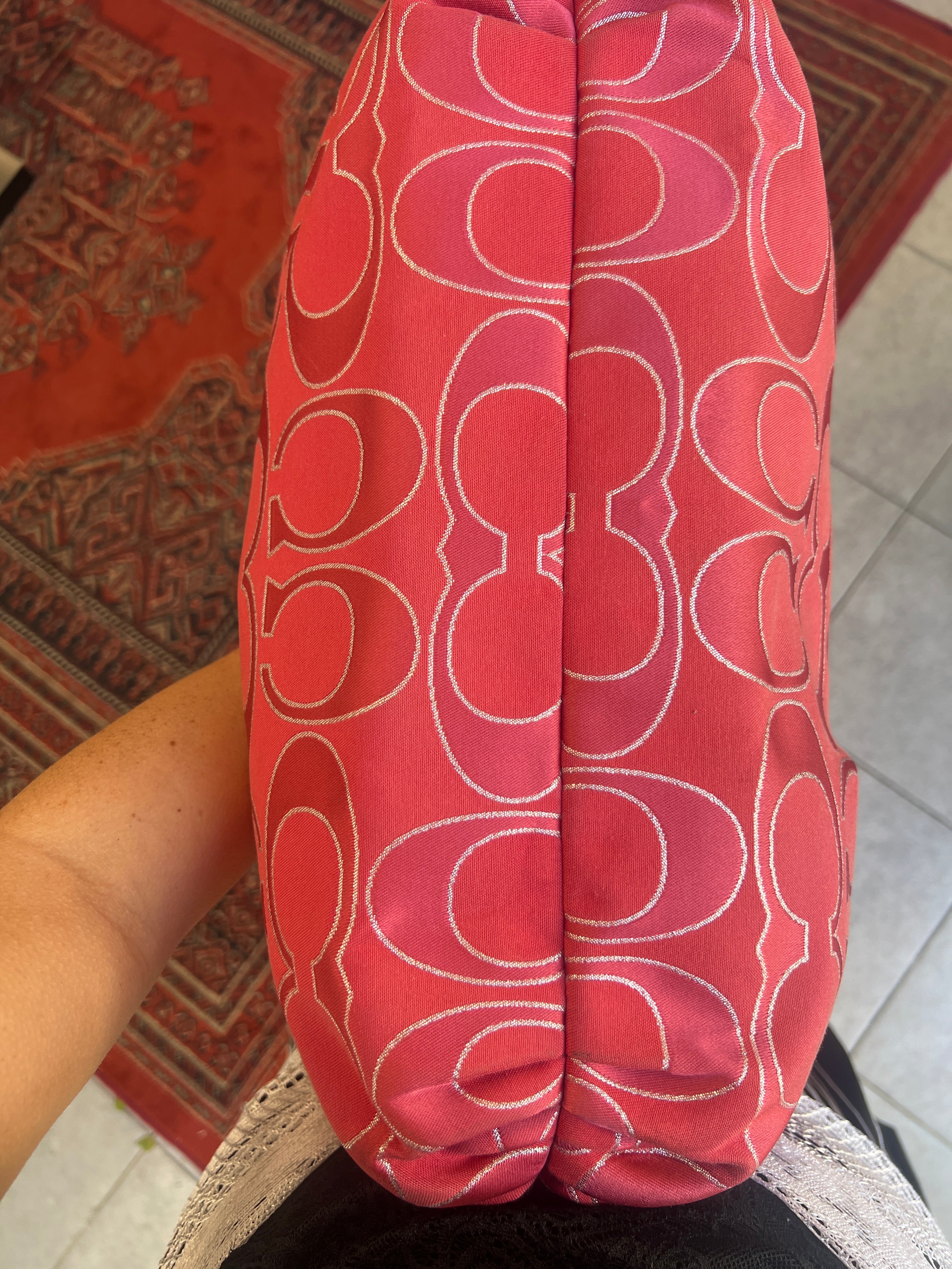 Coach Poppy XL Tote in Pink