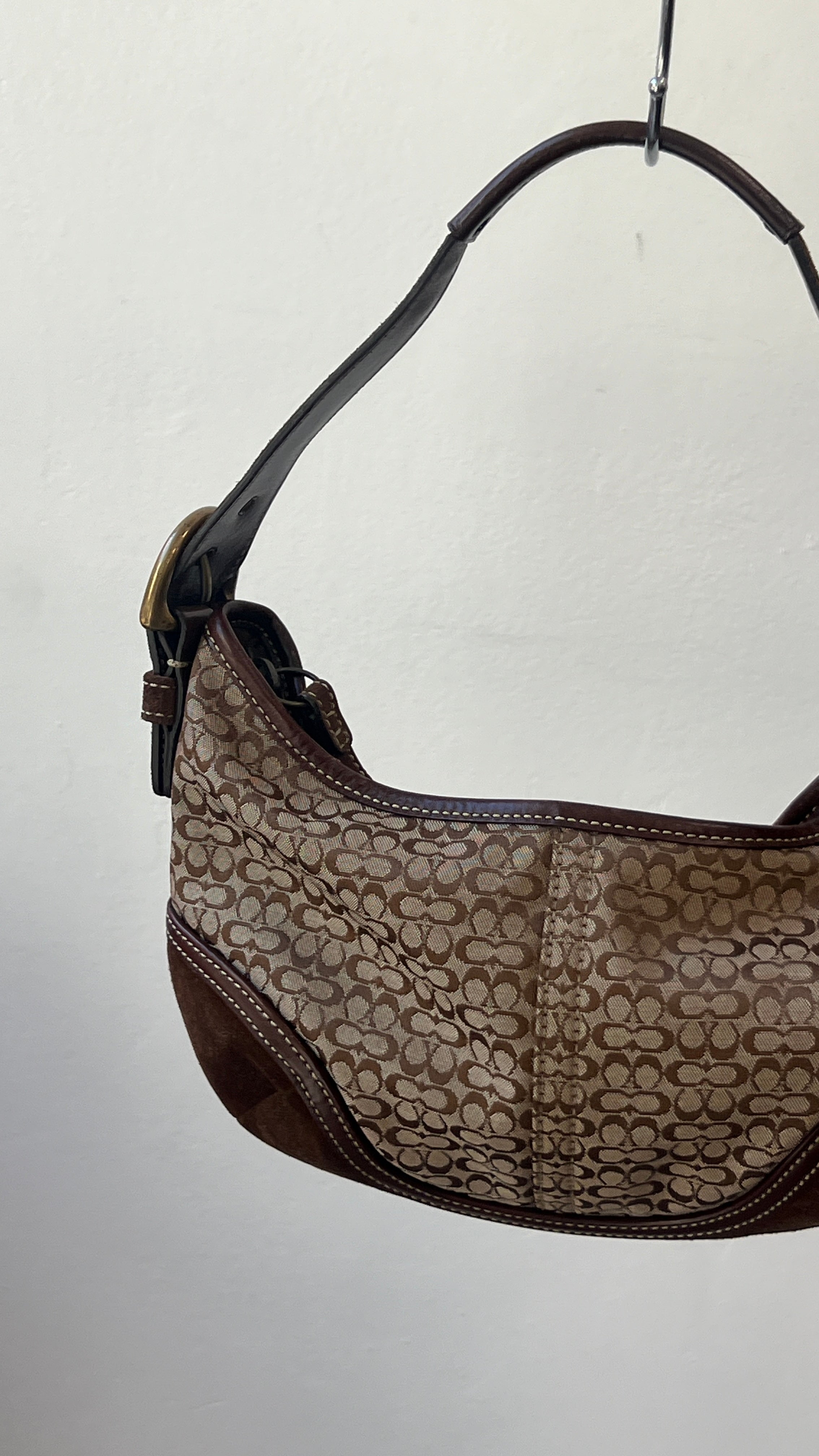 Coach Brown Suede Soho Hobo Bag