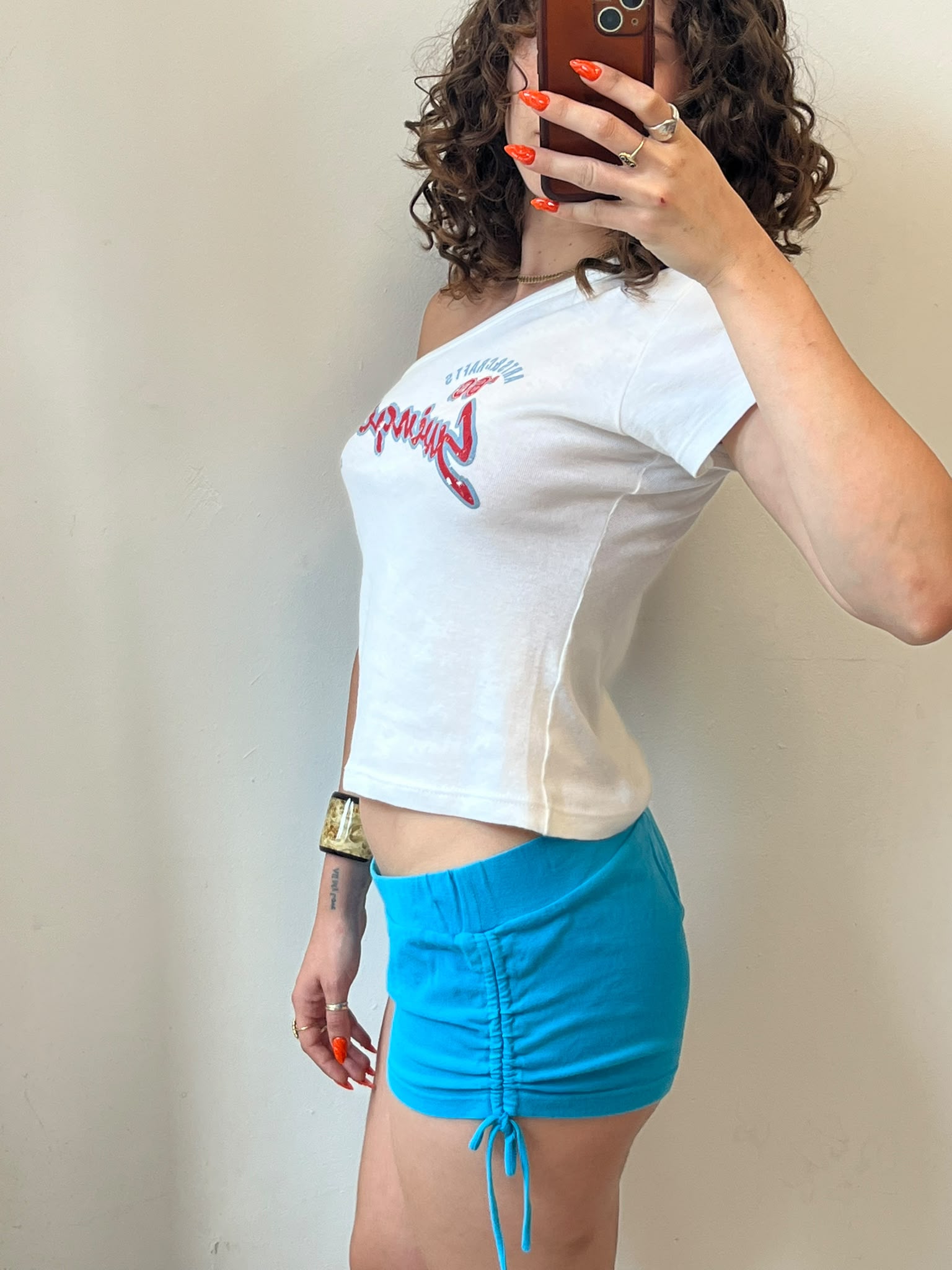 Y2K Cotton Micro Shorts-36