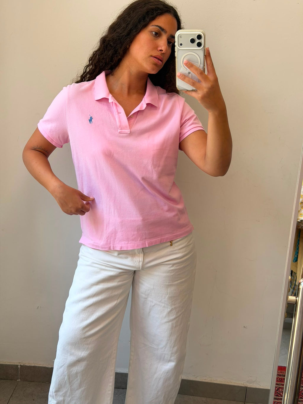 Pink Polo Ralph Lauren L