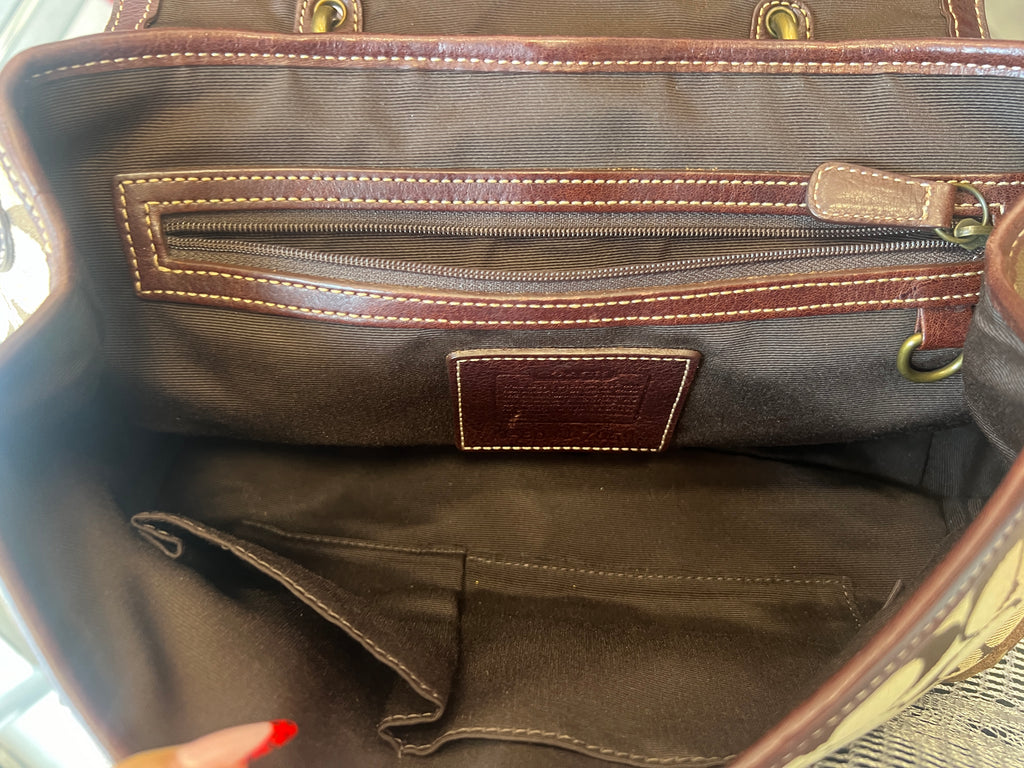 Rare Coach Soho Suede Studded Handbag