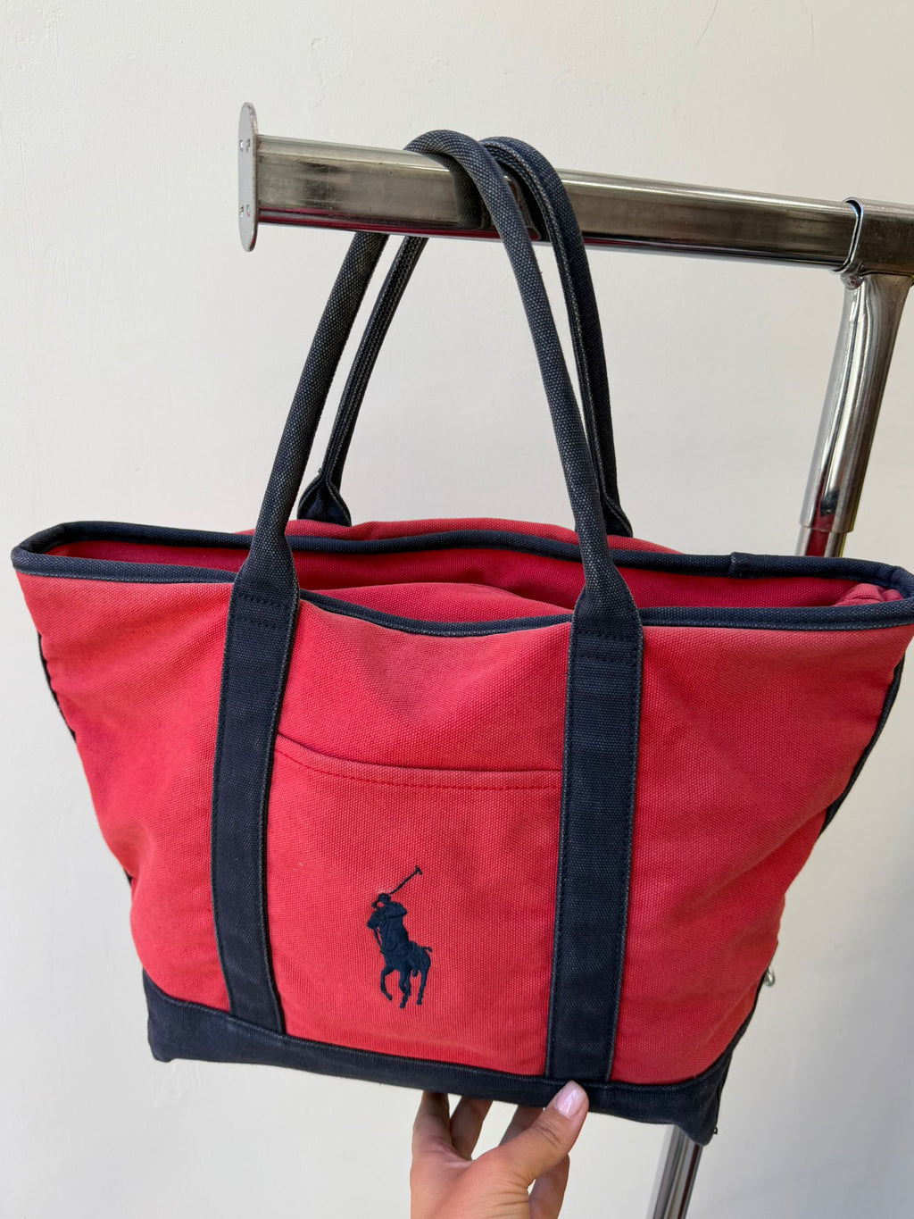 Ralph Lauren Tote in blue and red