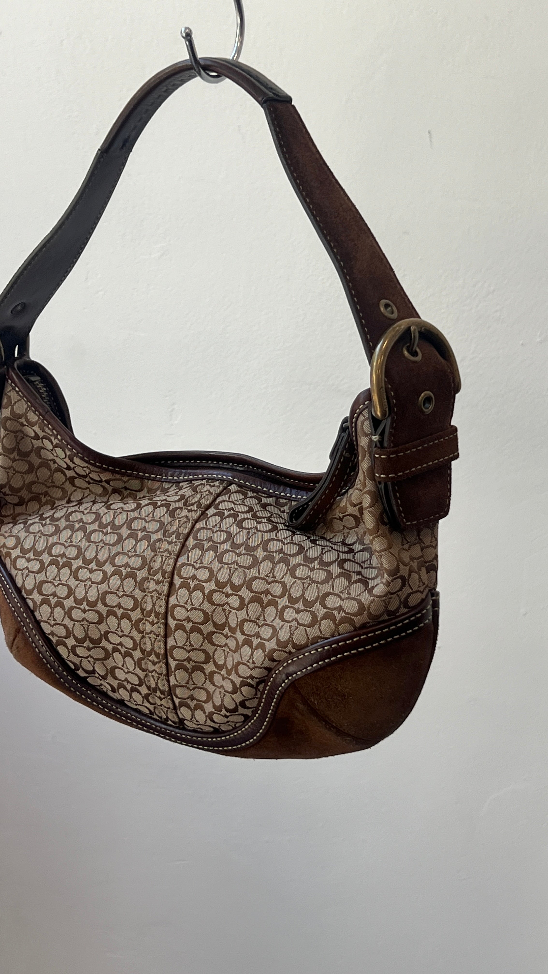Coach Brown Suede Soho Hobo Bag
