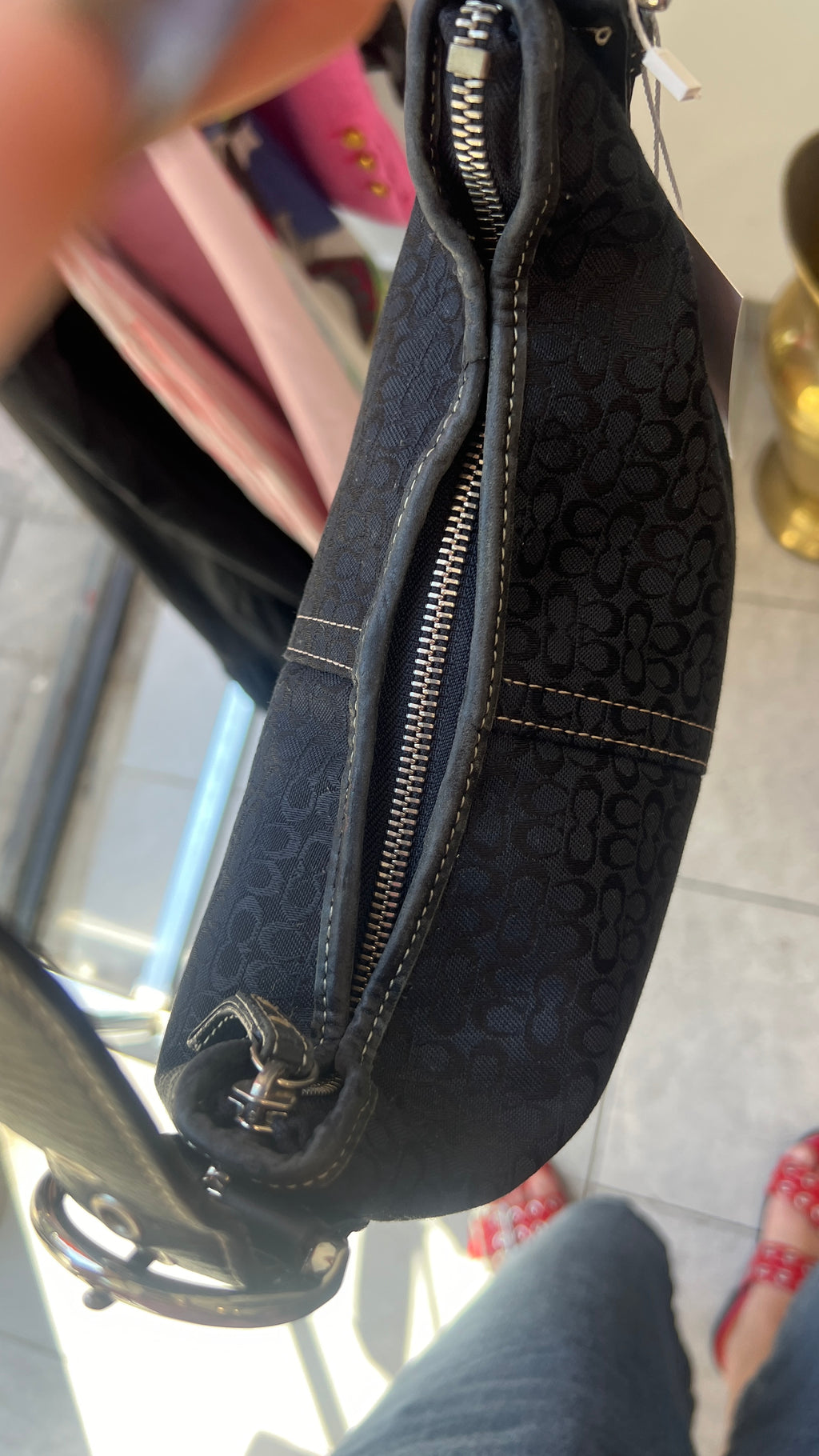 Coach Black Soho Hobo Bag
