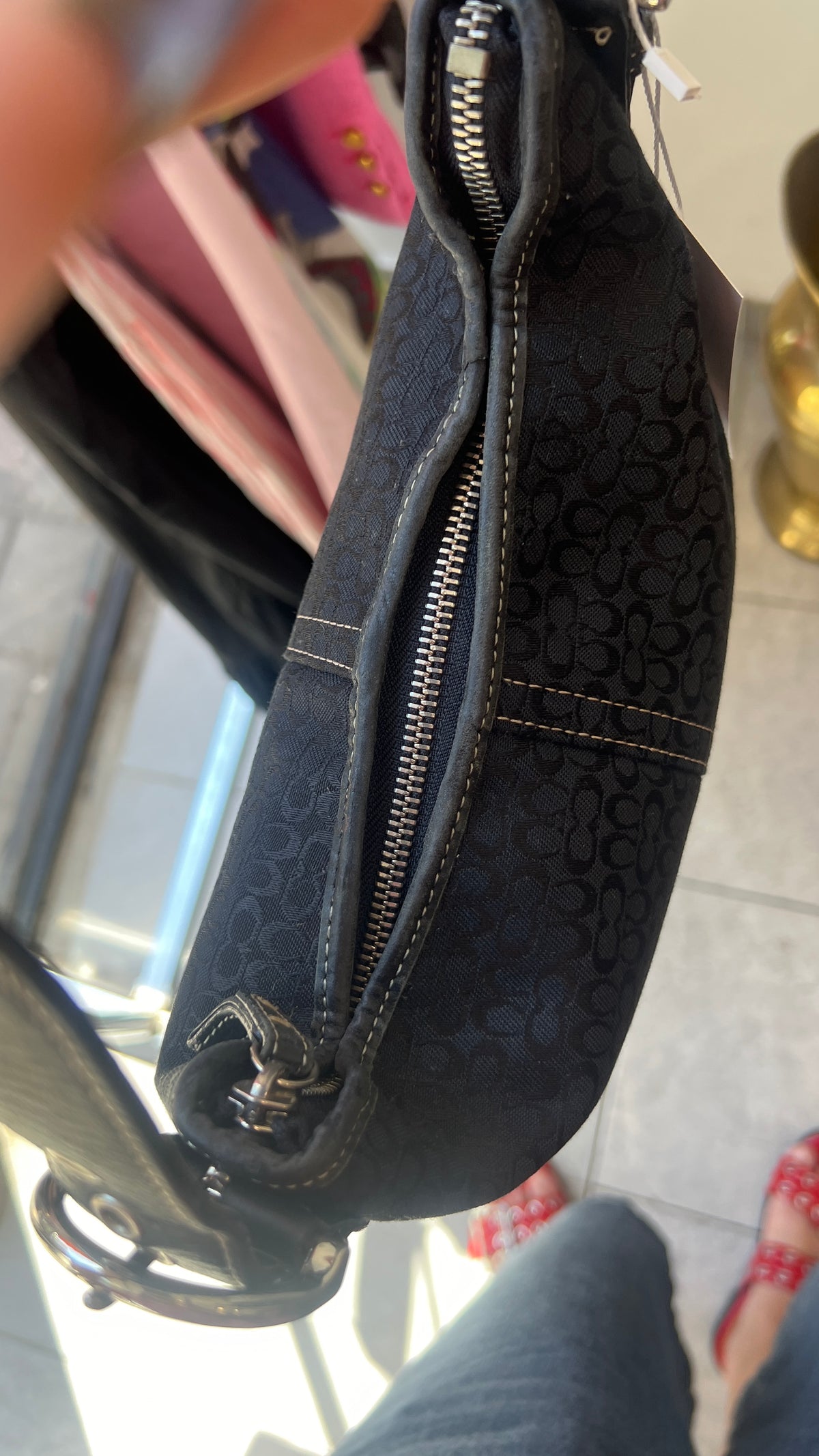 Coach Black Soho Hobo Bag