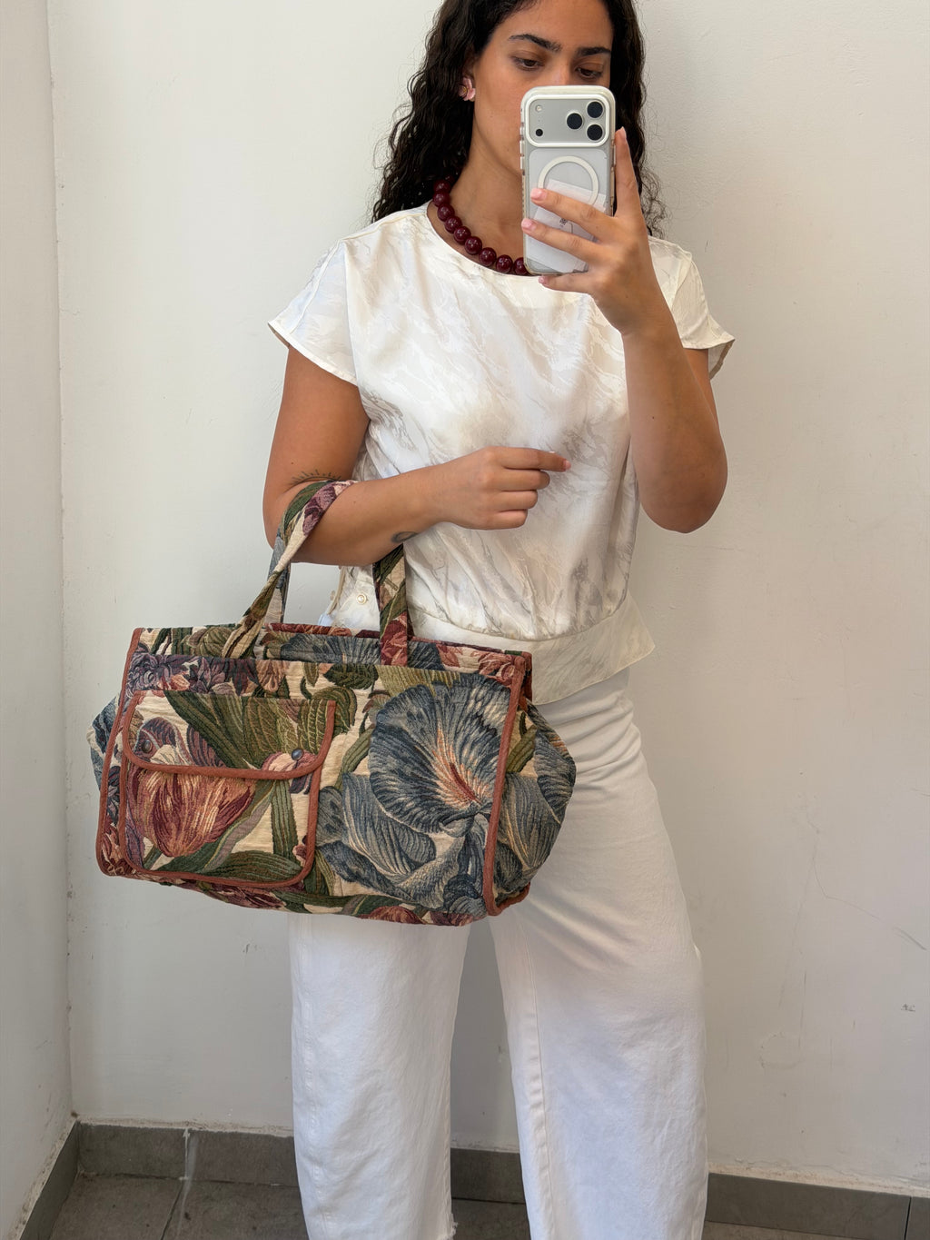 Romantic Flowers Sholder Bag