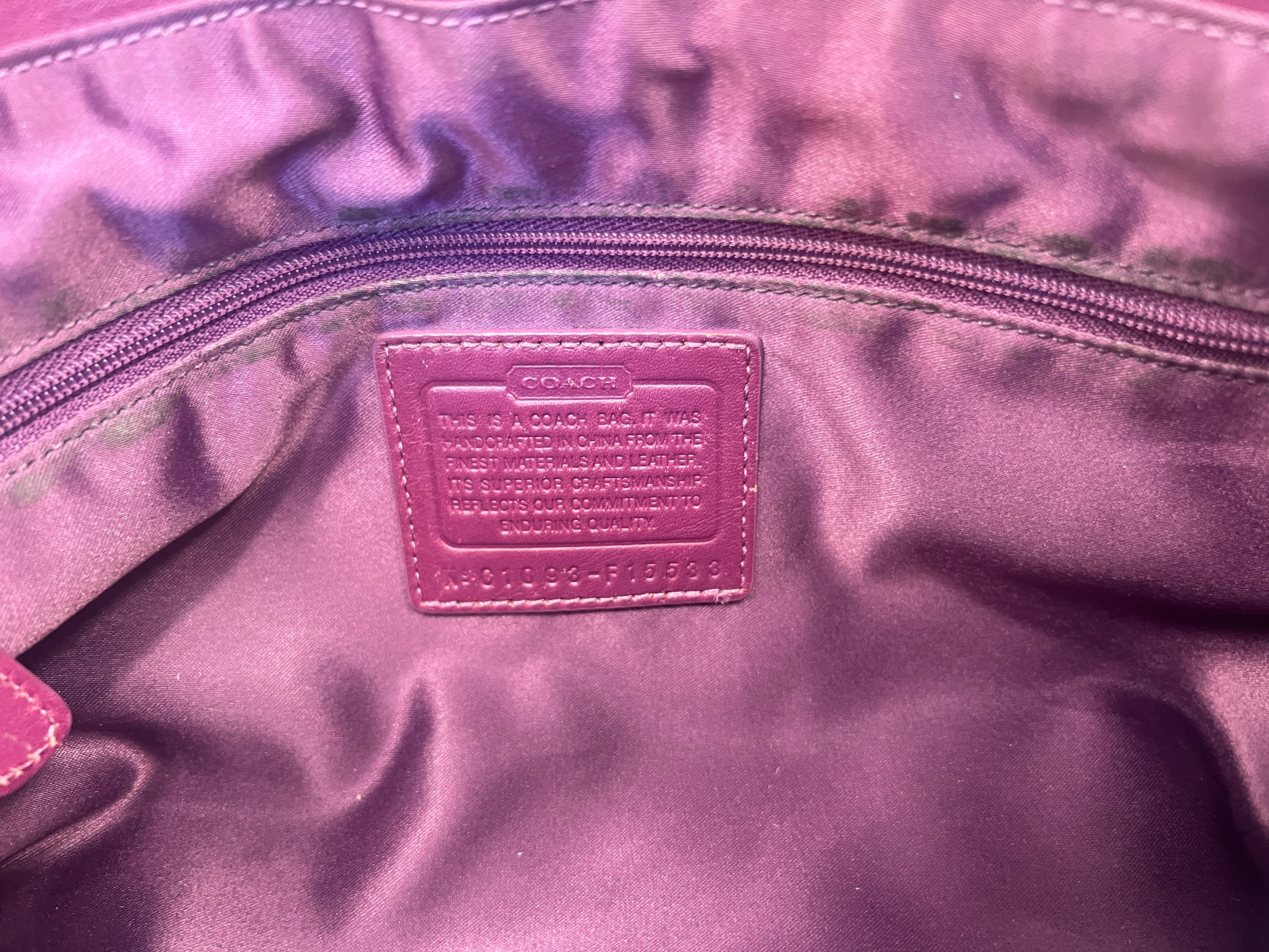 Coach Penelope Shoulder Bag in Purple