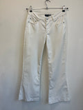 White flared jeans 36