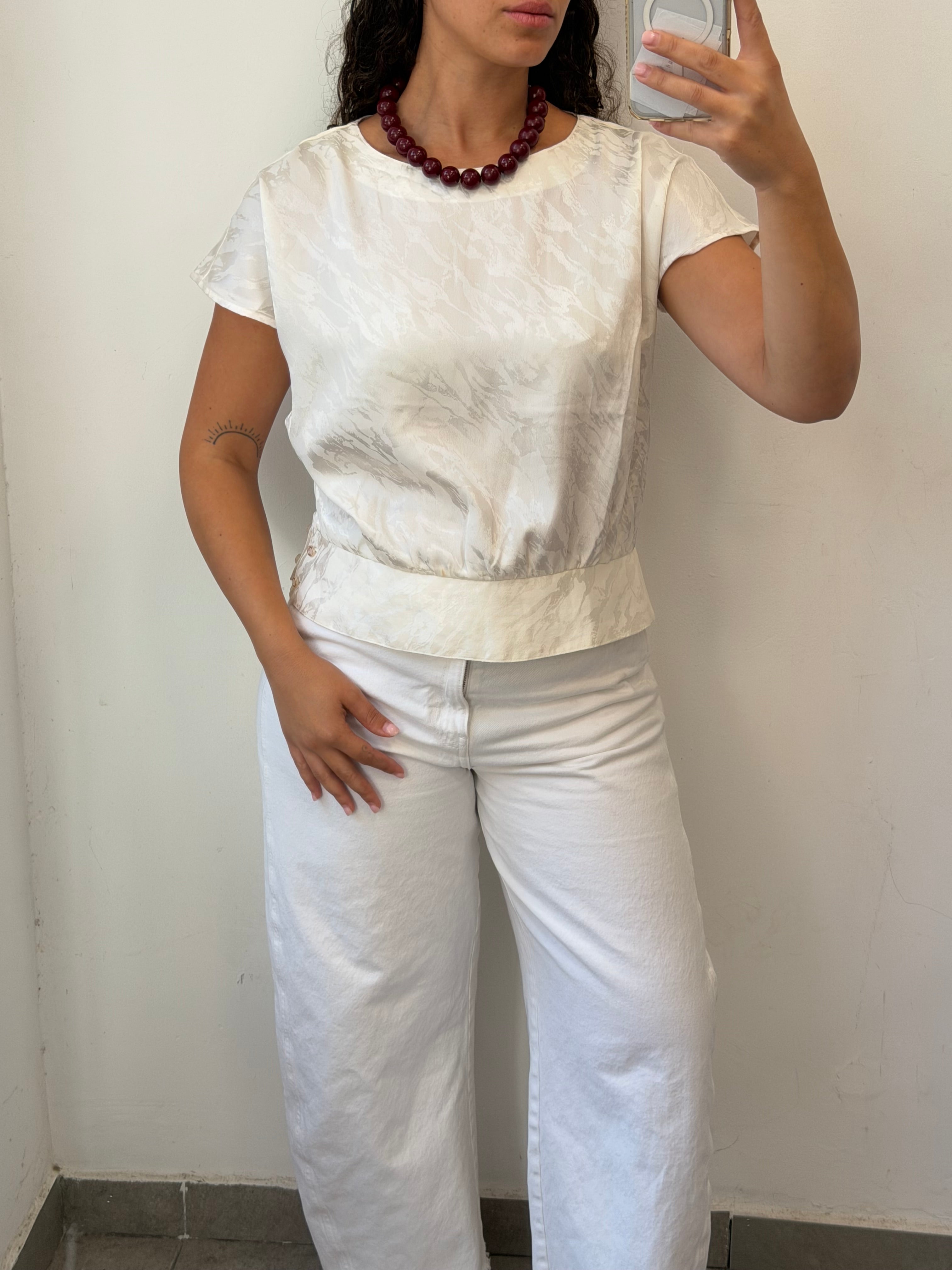 Romentic Shirt in Cream M