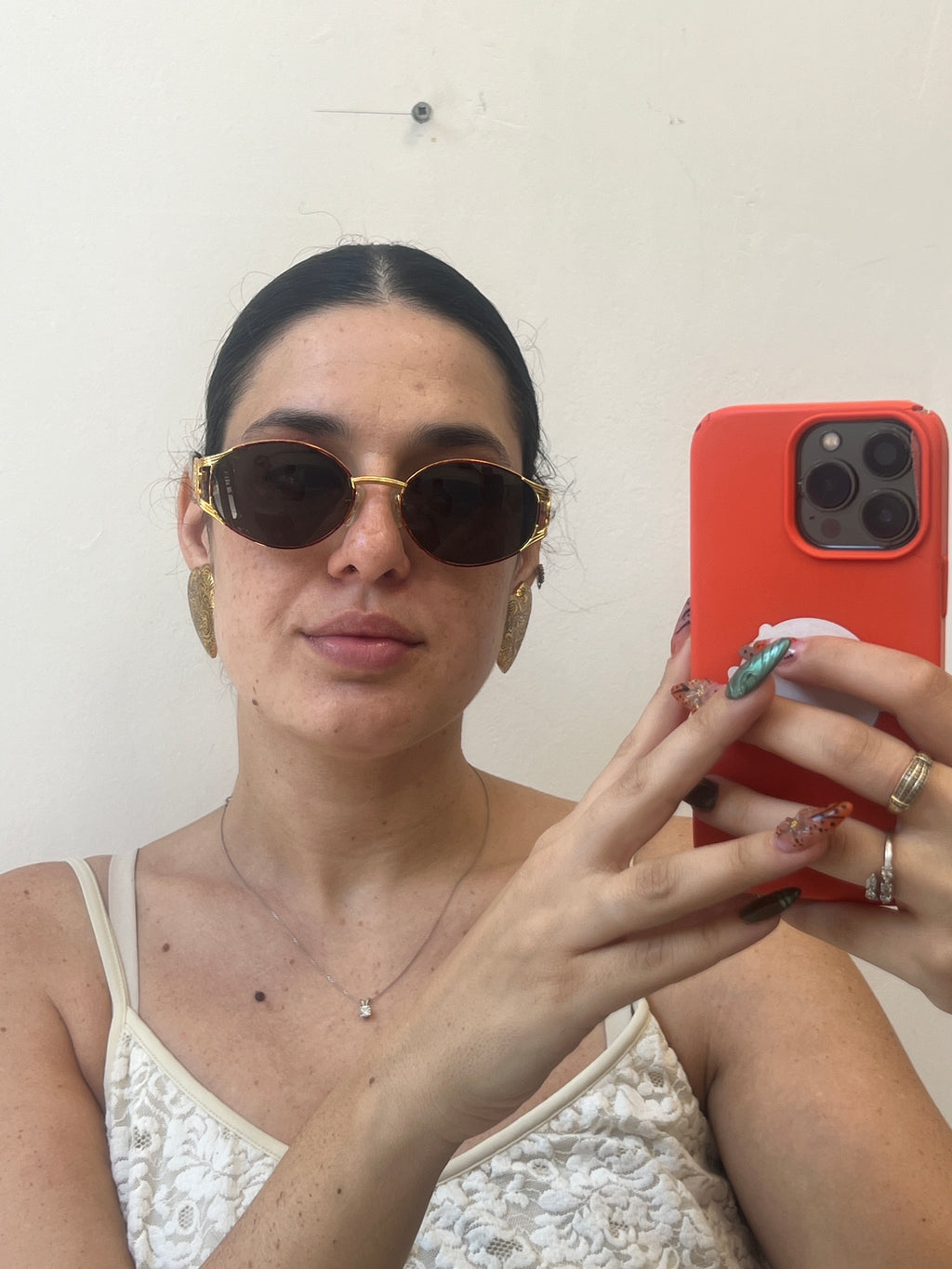 Fendi Sunglasses with Golden Details