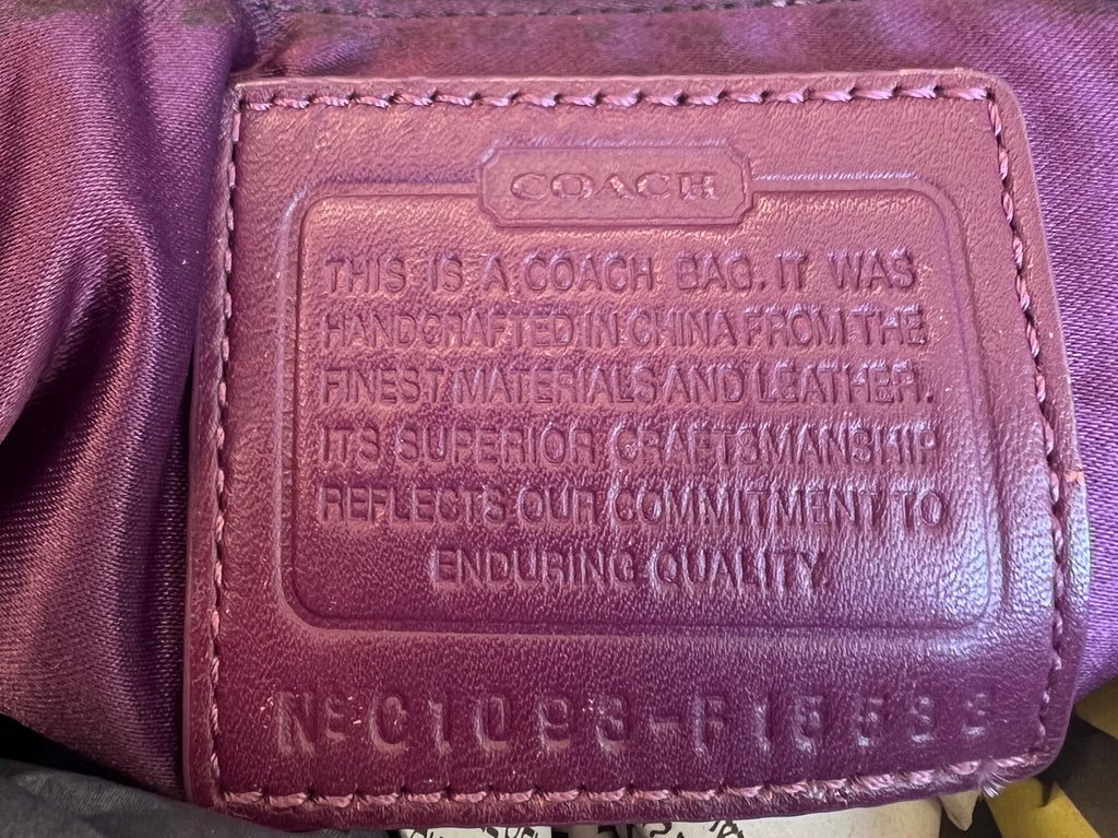 Coach Penelope Shoulder Bag in Purple