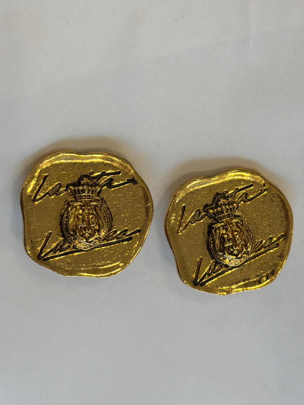 Chunky Gold Colored Earrings