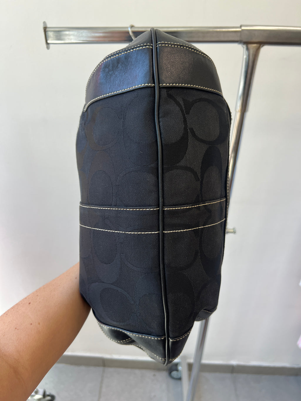 Coach TurnLock Hobo Bag in Black