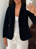 Velvet Black Blazer Size XS-S