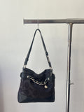 Coach Black Signature Canvas Shoulder/Crossbody Bag