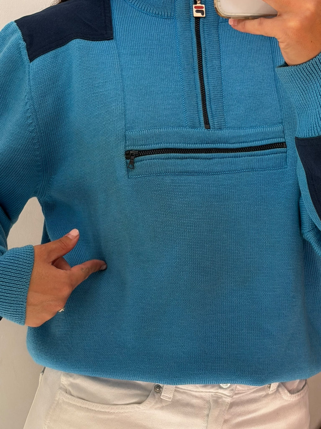 Fila Light Blue sweater Size XL