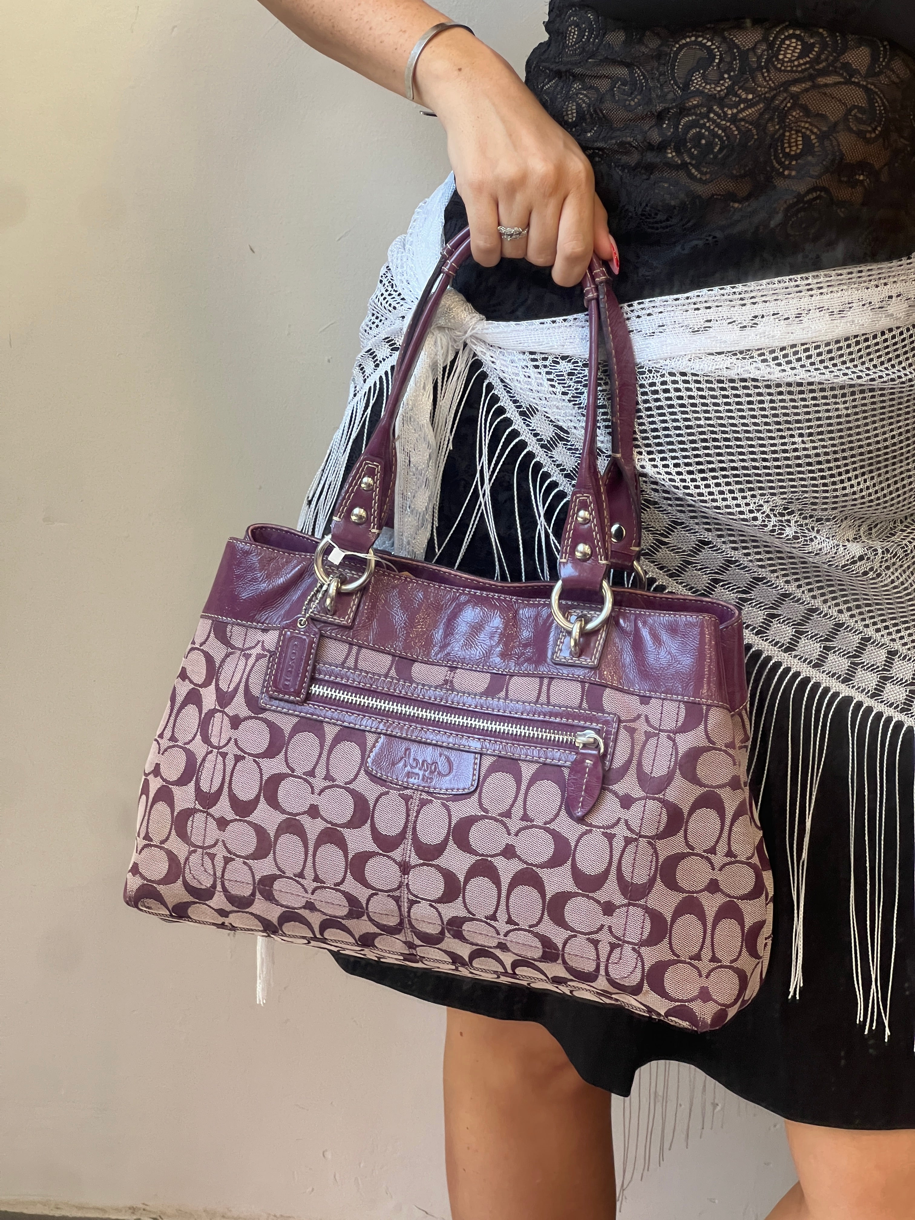 Coach Penelope Shoulder Bag in Purple