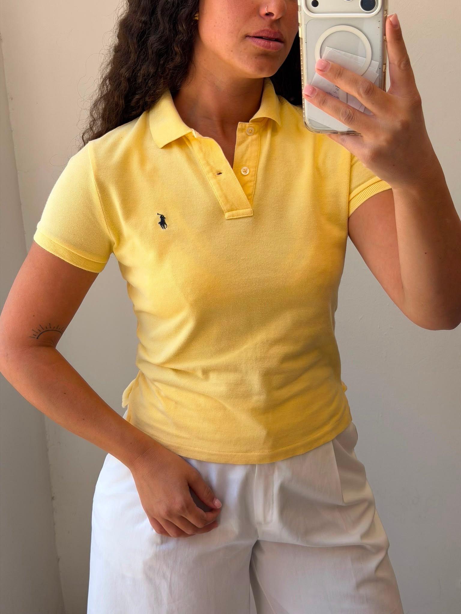 Light Yellow Polo Ralph Lauren S-M