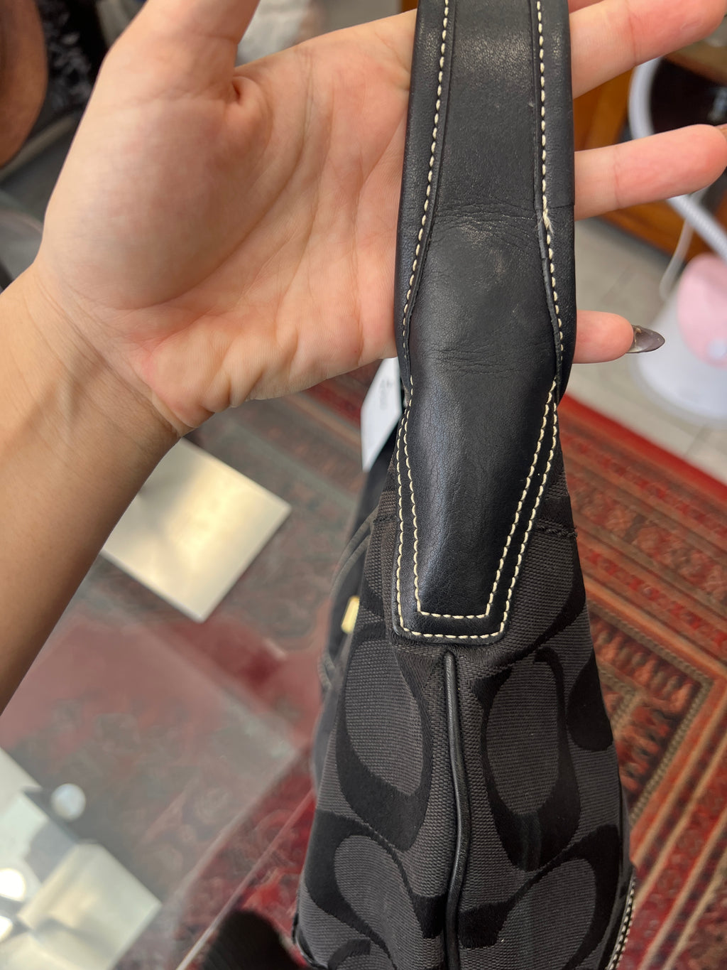 Coach TurnLock Hobo Bag in Black