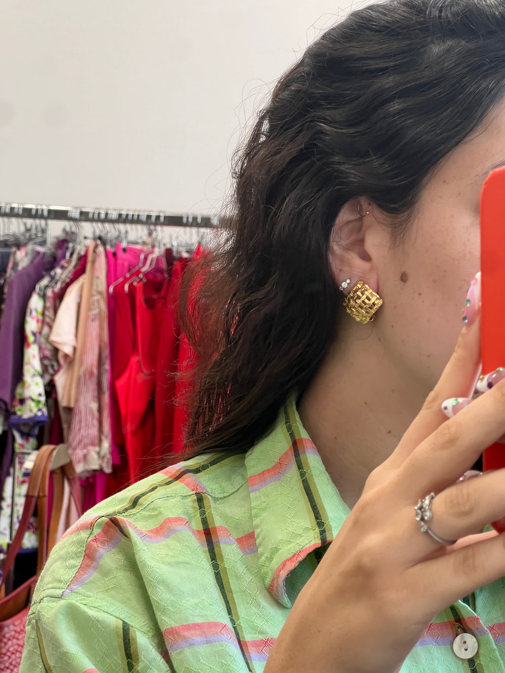 Gold Colored Earrings