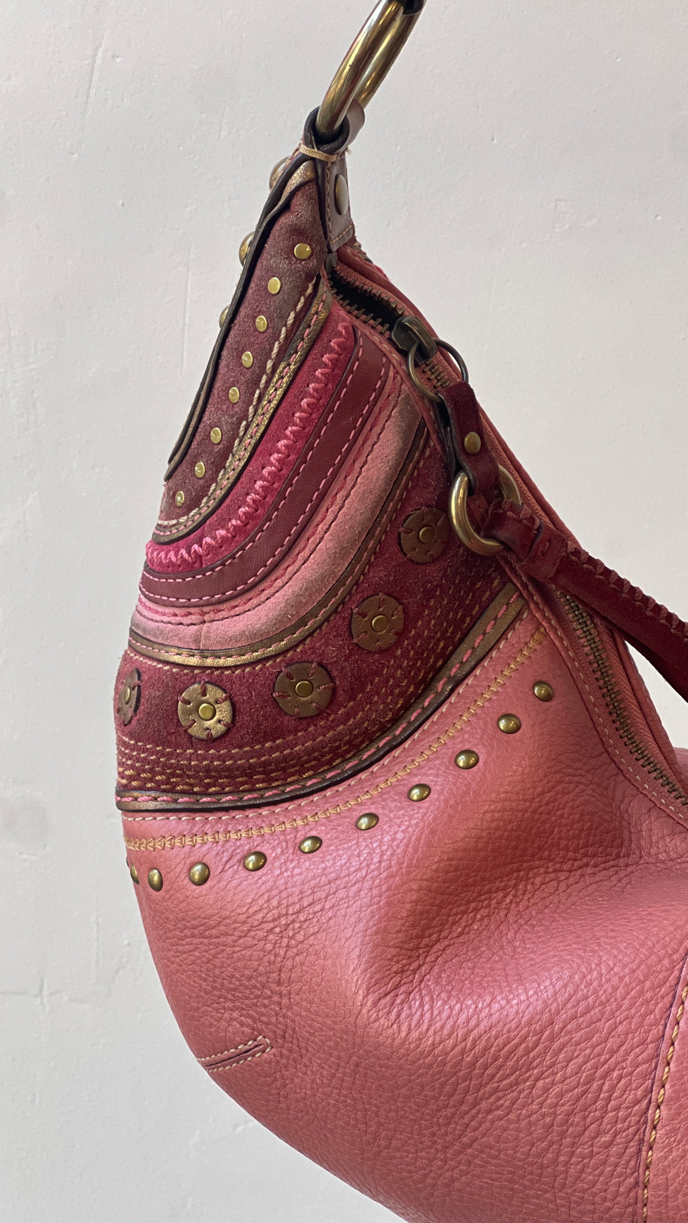 Rare Coach Soho Sniched Studded Hobo
