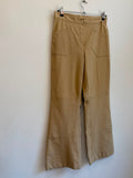 High Waisted Wide-Leg Pants Denim 34-36