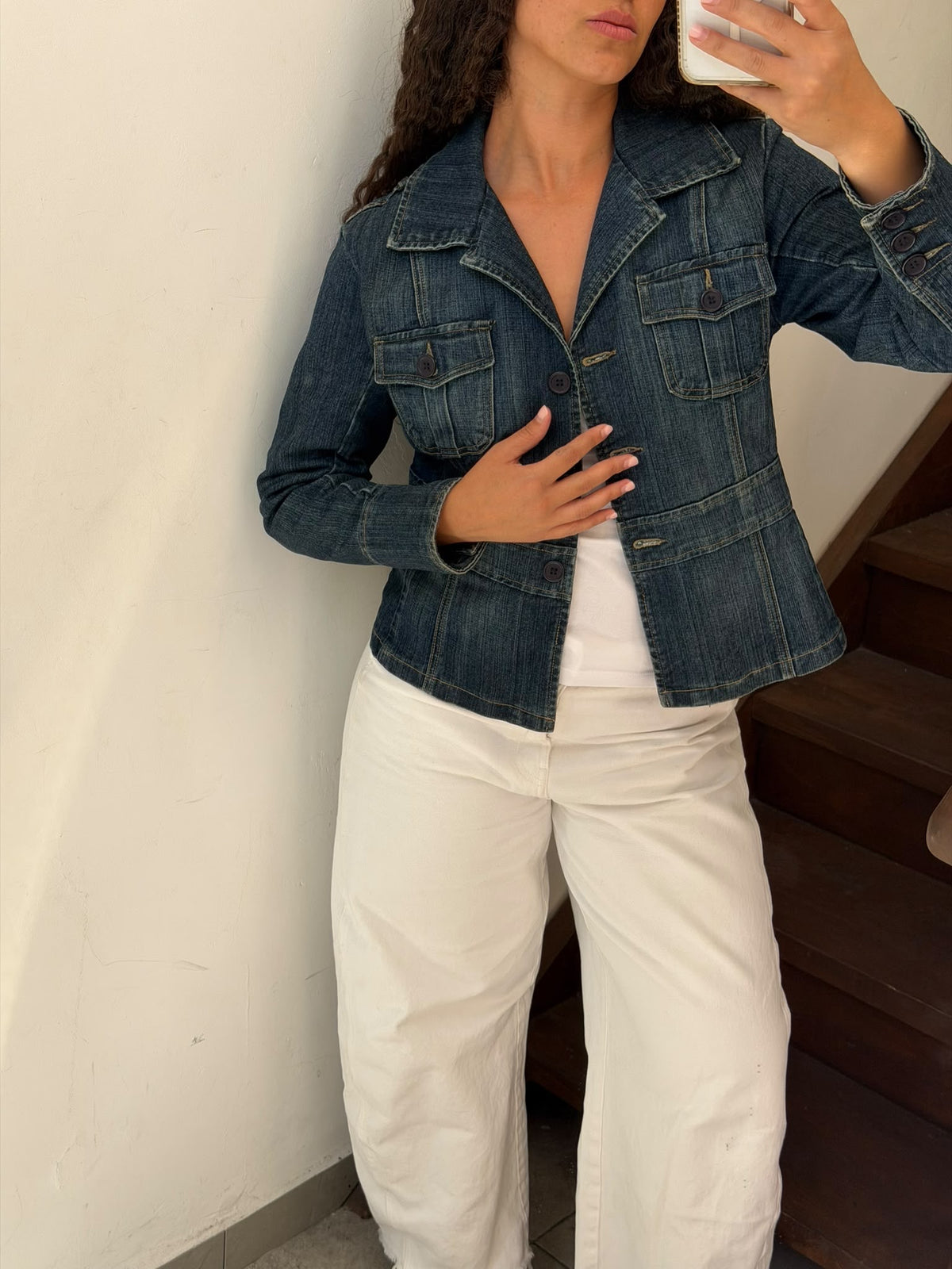 Denim Blazer Size M