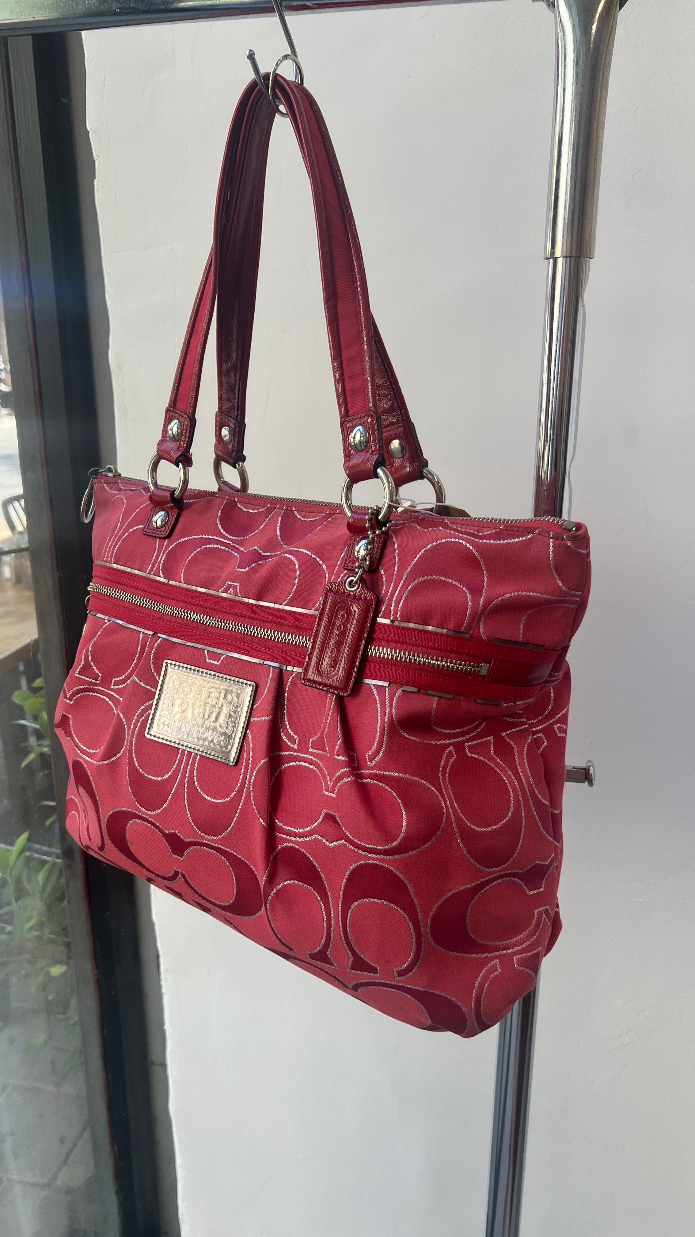 Coach Poppy XL Tote in Pink