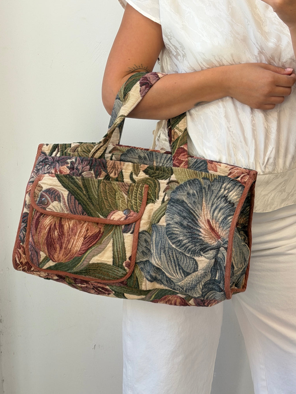 Romantic Flowers Sholder Bag