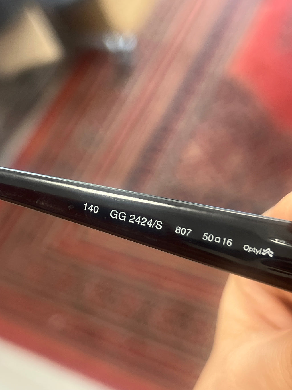 Gucci Sunglasses With Blue Lenses