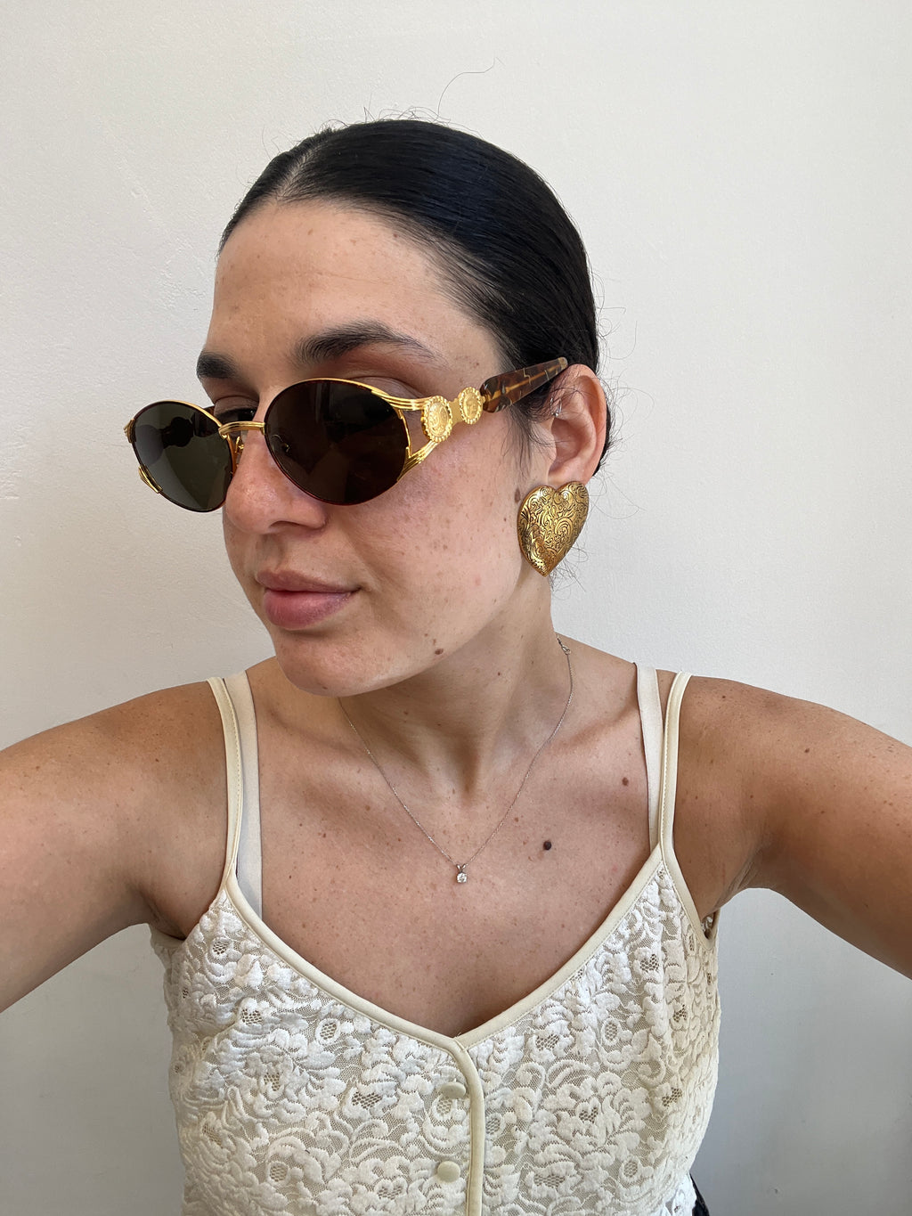 Fendi Sunglasses with Golden Details
