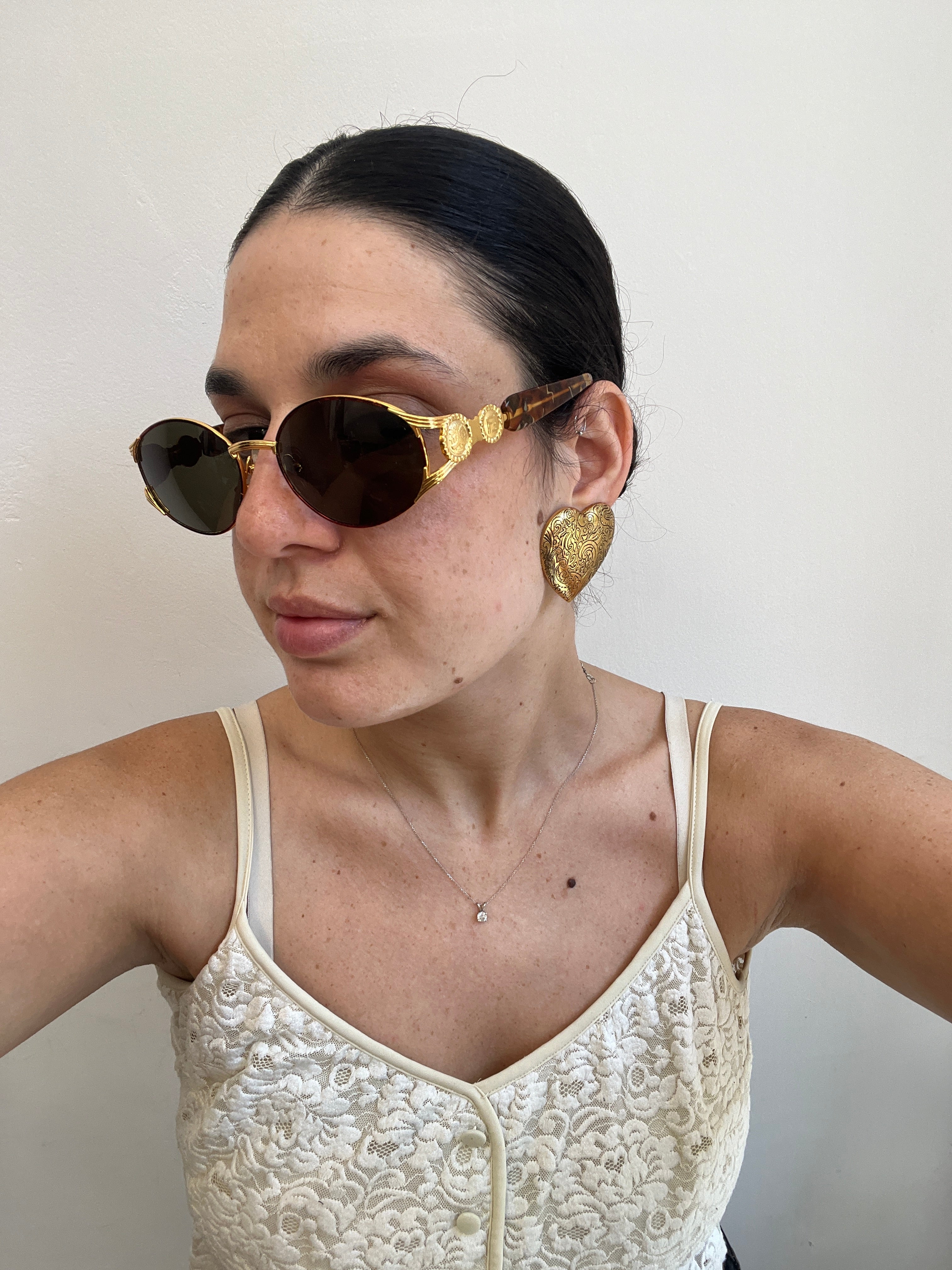 Fendi Sunglasses with Golden Details