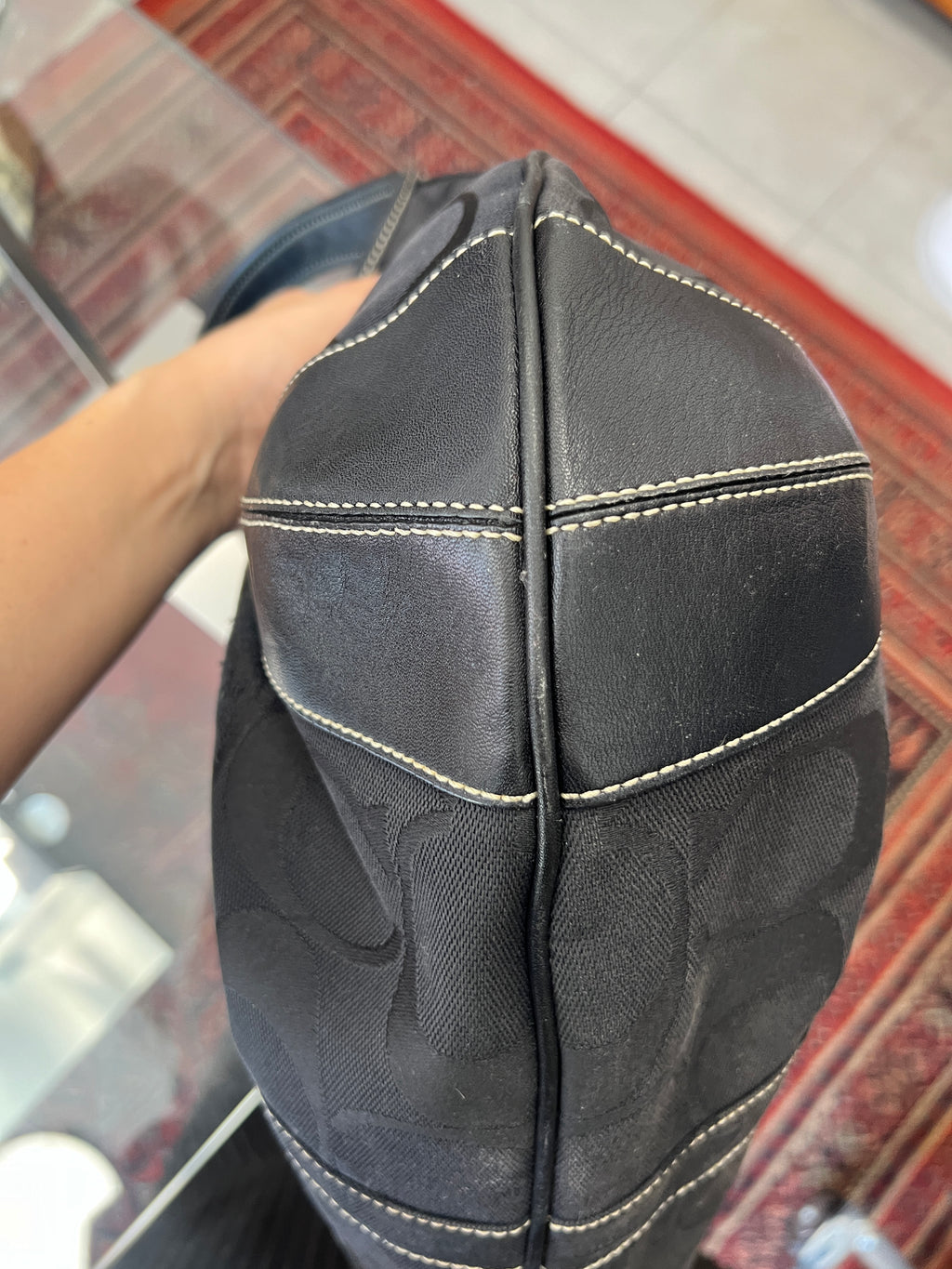 Coach TurnLock Hobo Bag in Black