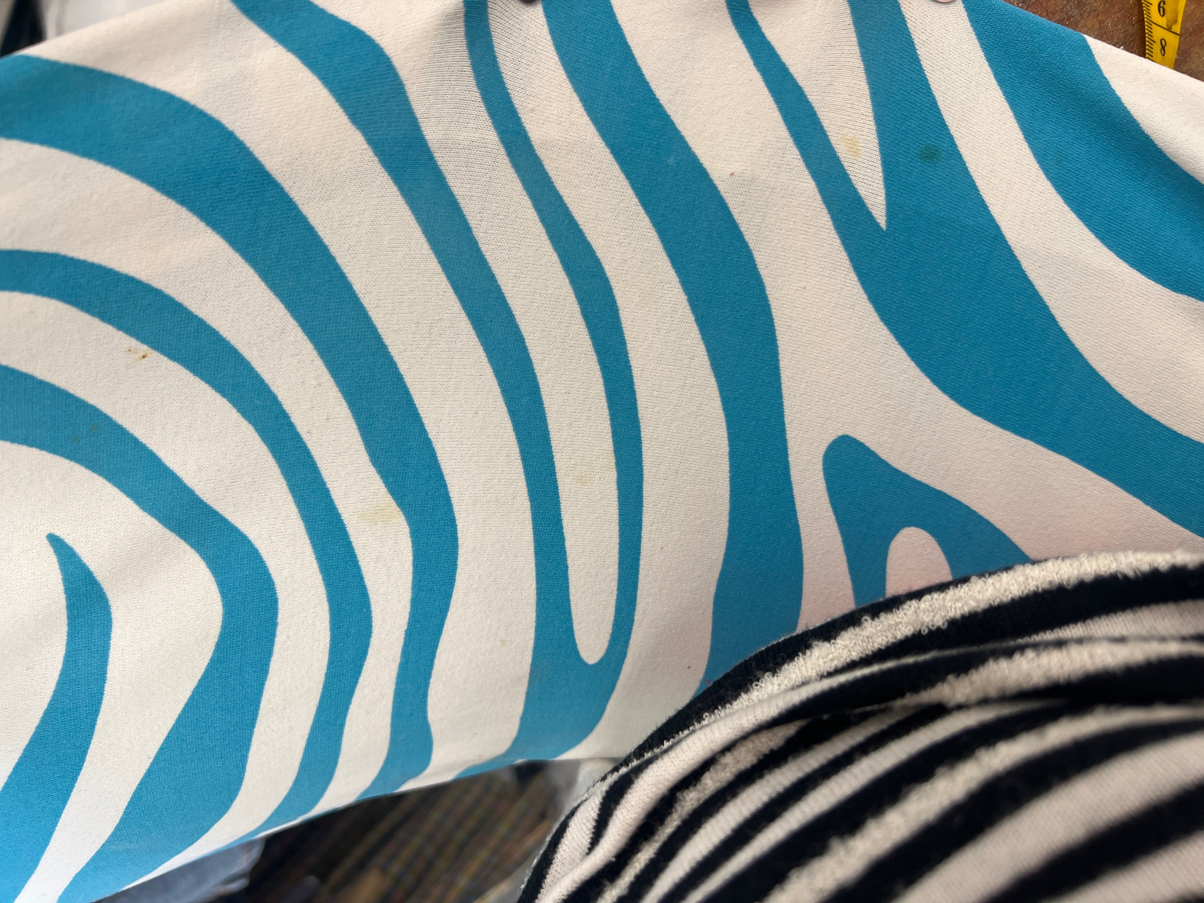 Light Blue Zebra Dress S-M
