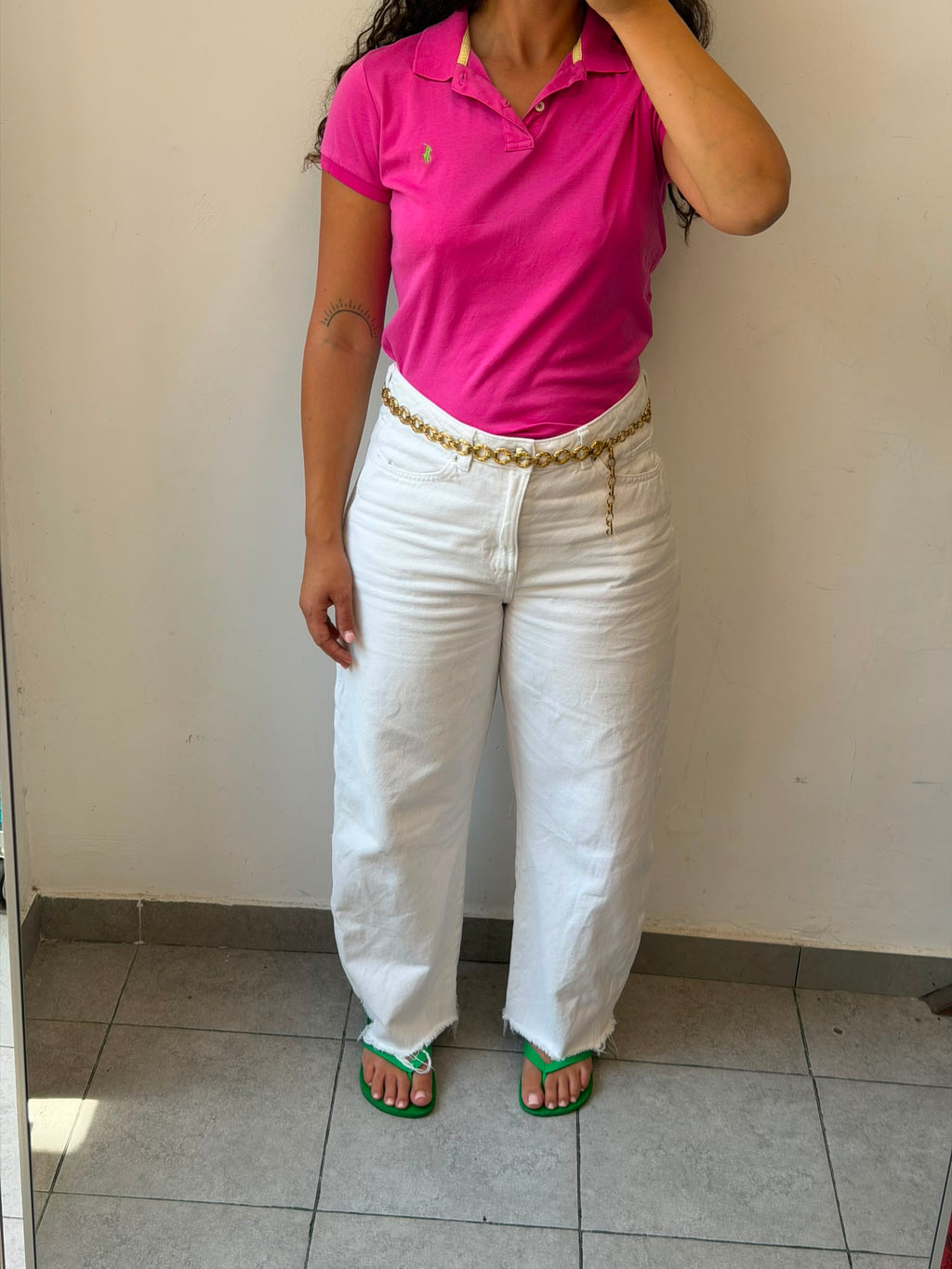 Pink Ralph Lauren Tee S