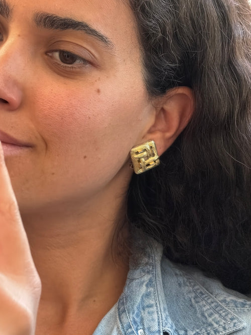 Gold Colored Earrings